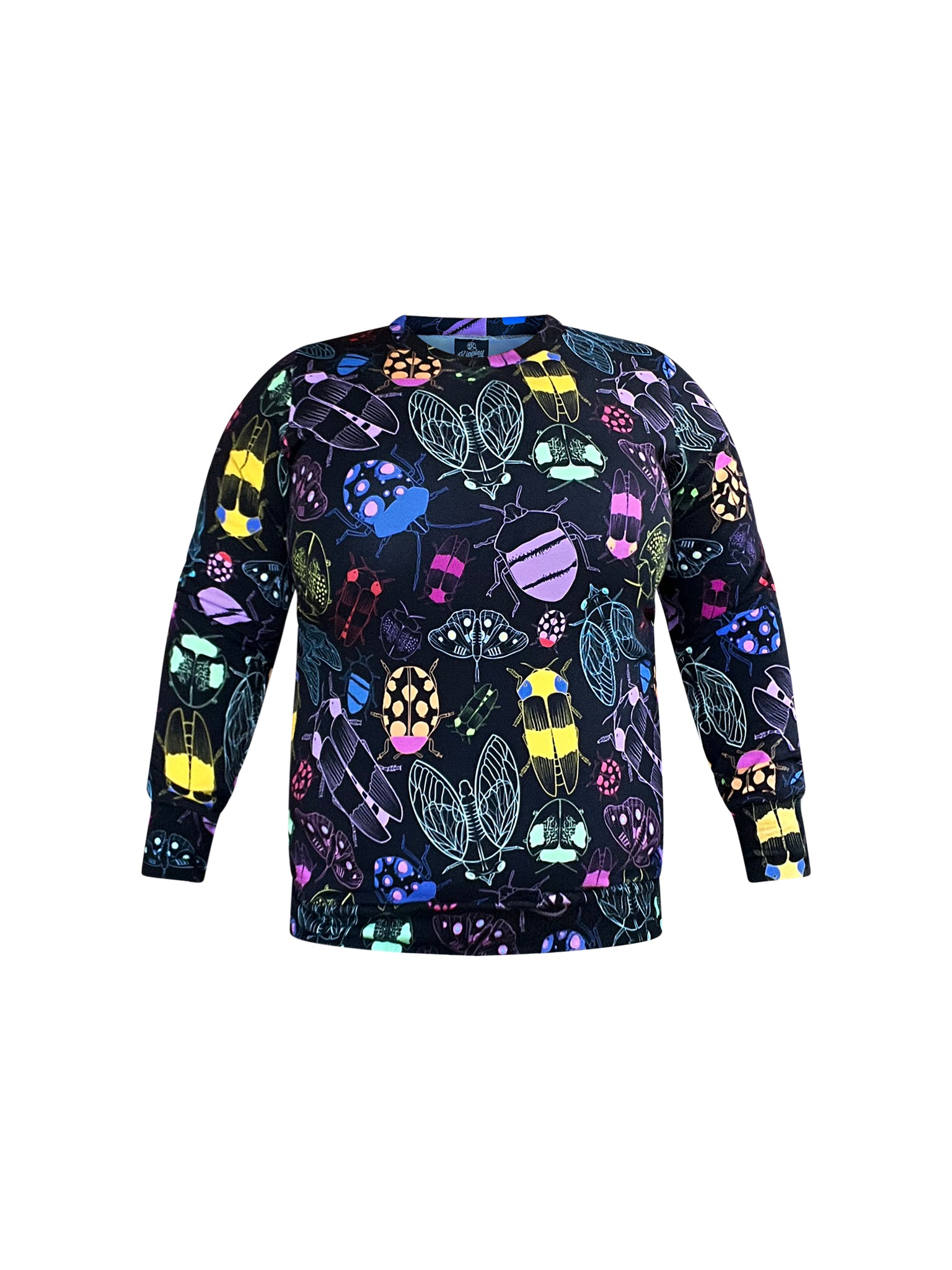 Ladies Sweatshirt in 'Xray Bugs' - Kasey Rainbow